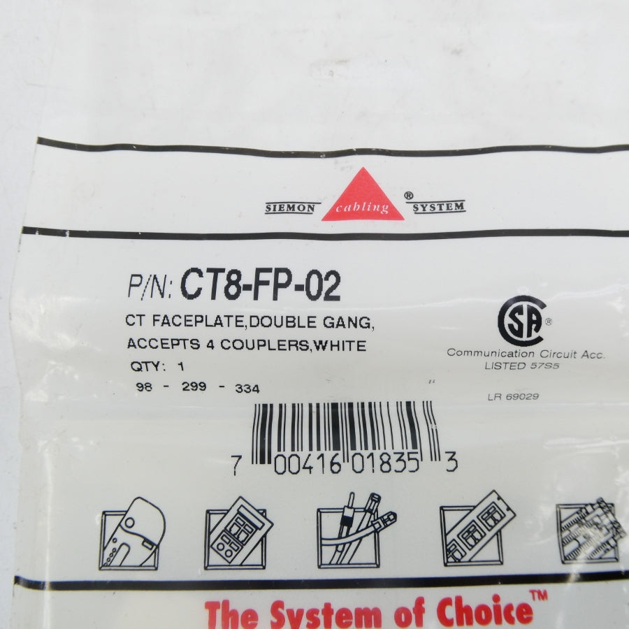 SIEMON CT8-FP-02 NSMP