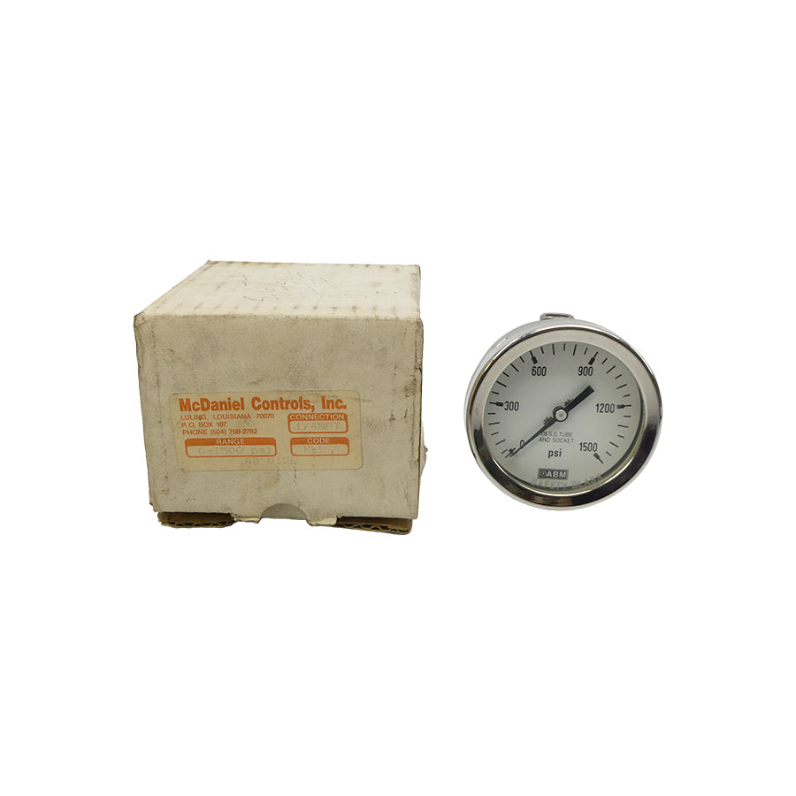 MCDANIEL CONTROLS AB0126 0-1500PSI NSMP