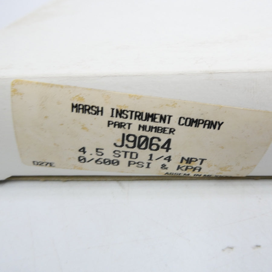 MARSH INSTRUMENT J9064 600PSI NSMP