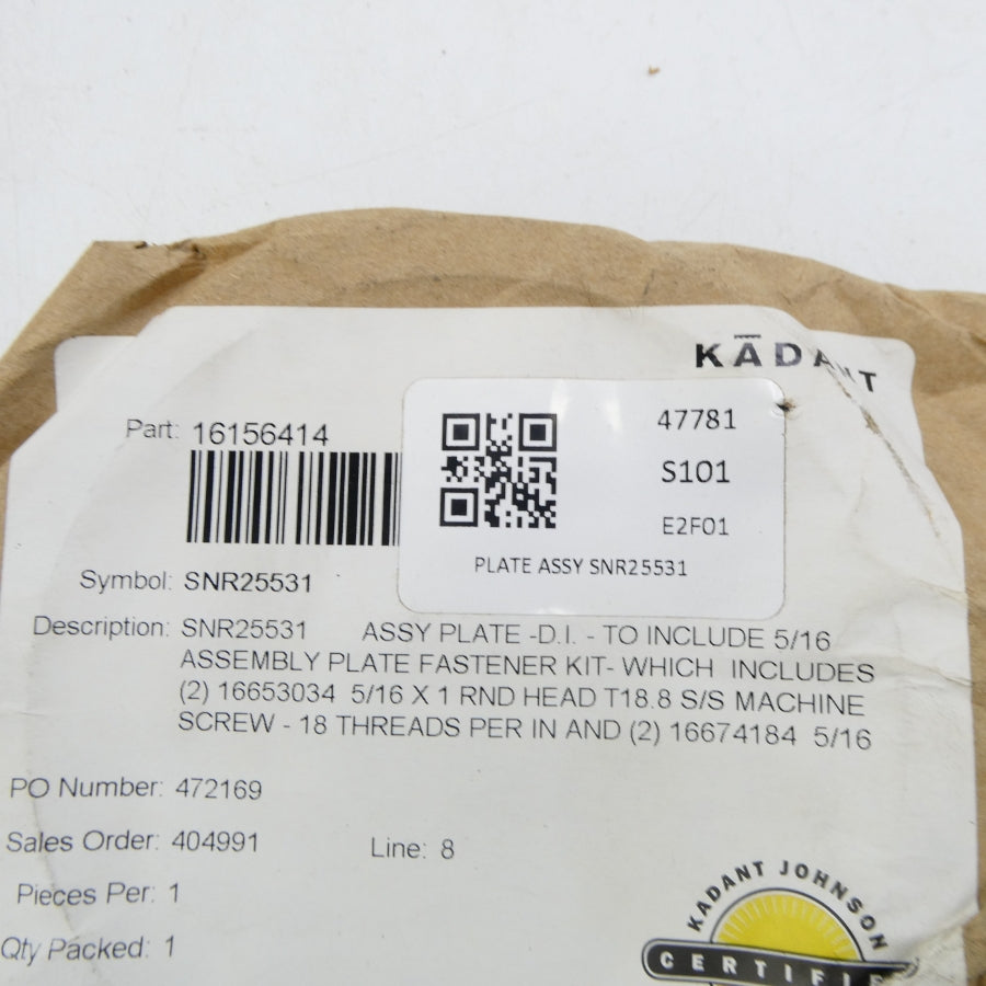 KADANT 16156414 SNR25531 NSMP