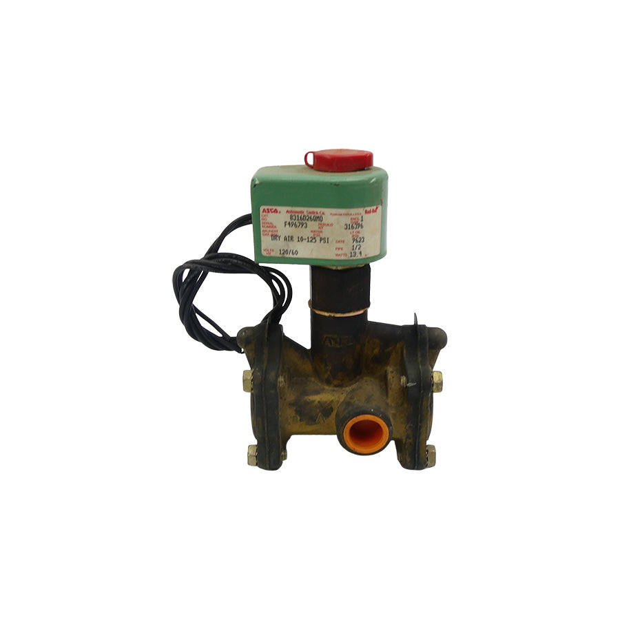 ASCO 8316D26QMO 120V 10-125PSI 1/2" NSNP