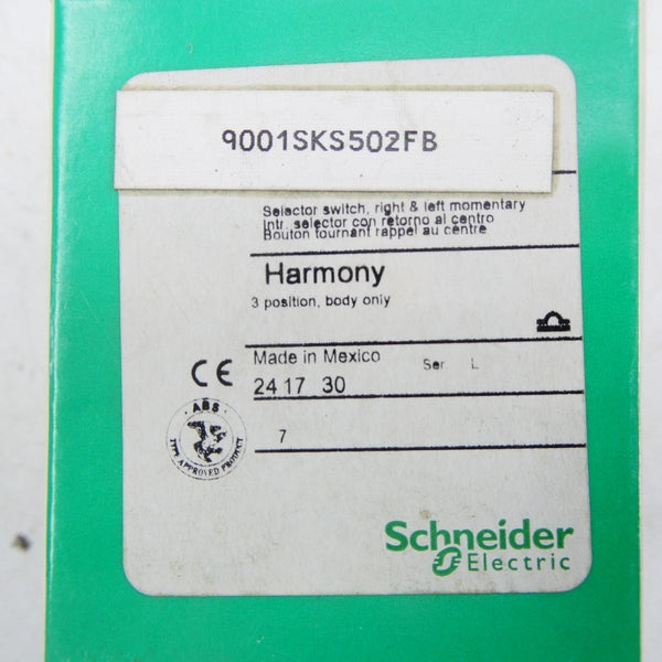 SCHNEIDER ELECTRIC 9001SKS502FB SER. L NSMP