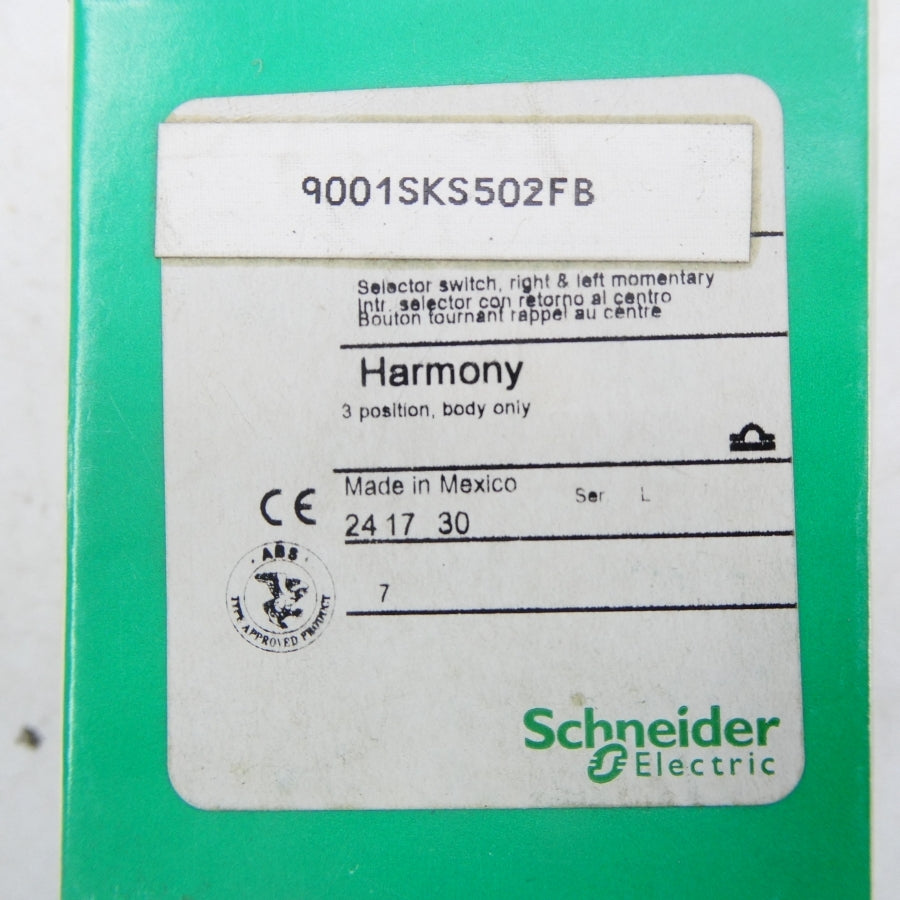 SCHNEIDER ELECTRIC 9001SKS502FB SER. L NSMP