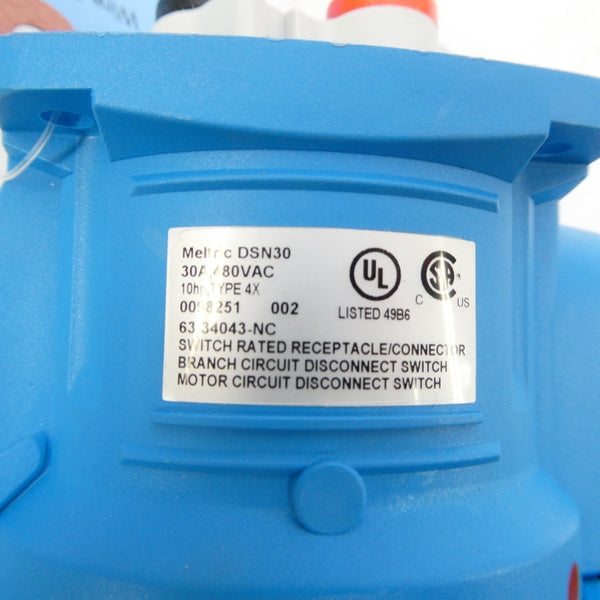 MELTRIC 63-38043-NC 480VAC 30A NSMP