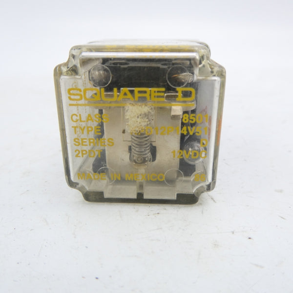 SQUARE D 8501KPD12P14V51 SER. D 12VDC UNMP
