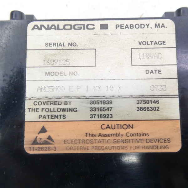 ANALOGIC AN25M00EP1XX10X 110VAC UNMP