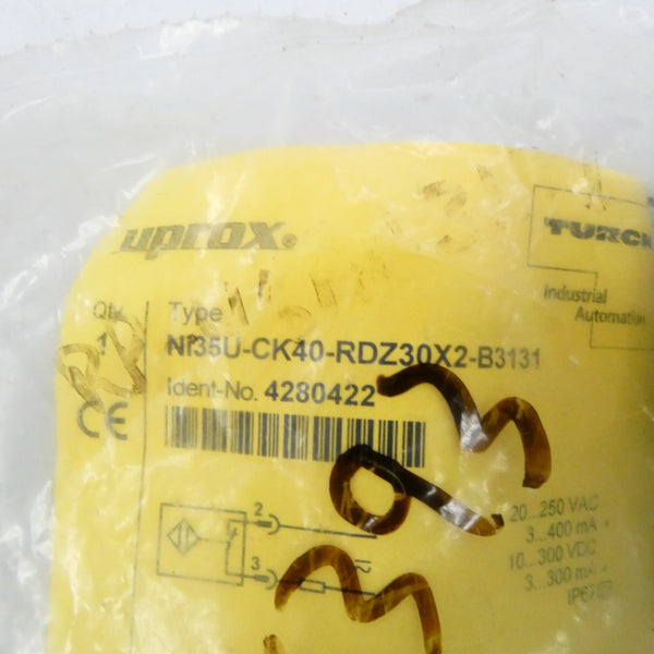 TURCK NI35U-CK40-RDZ30X2-B3131 4280422 20-250VAC NSMP