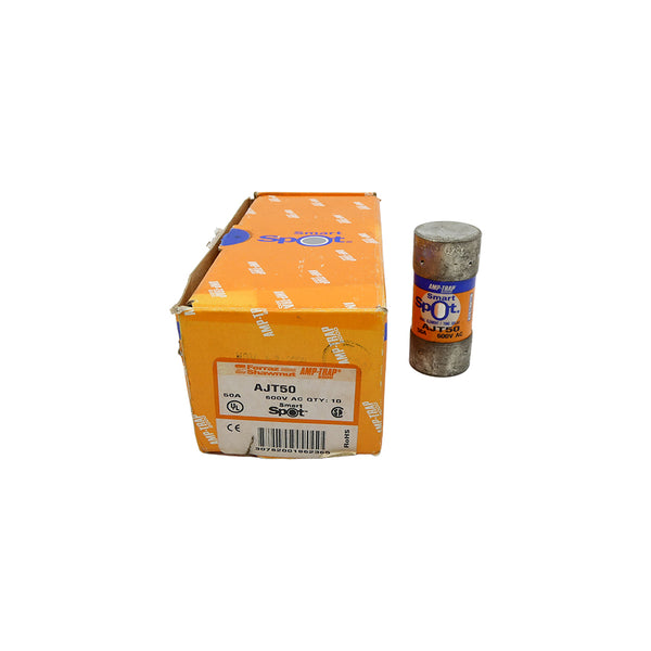 FERRAZ SHAWMUT AJT50 600VAC 50A (PKG OF 10) NSMP