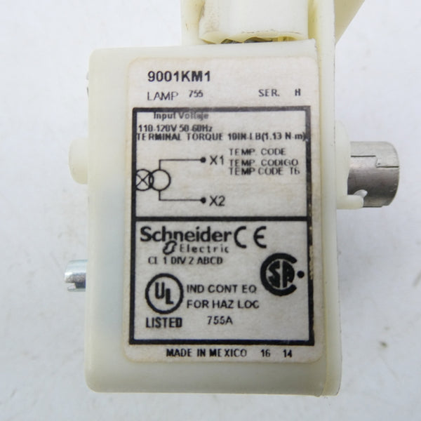 SCHNEIDER ELECTRIC 9001KM1 SER. H 110-120V (NO BULB) NSNP