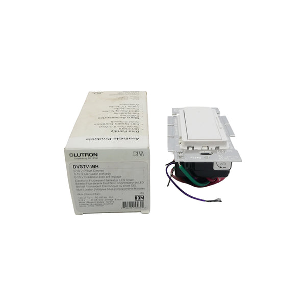 LUTRON DVSTV-WH 120-277V 8A NSMP