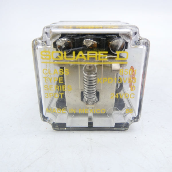 SQUARE D 8501KPD13V53 SER. D 24VDC 10A NSMP