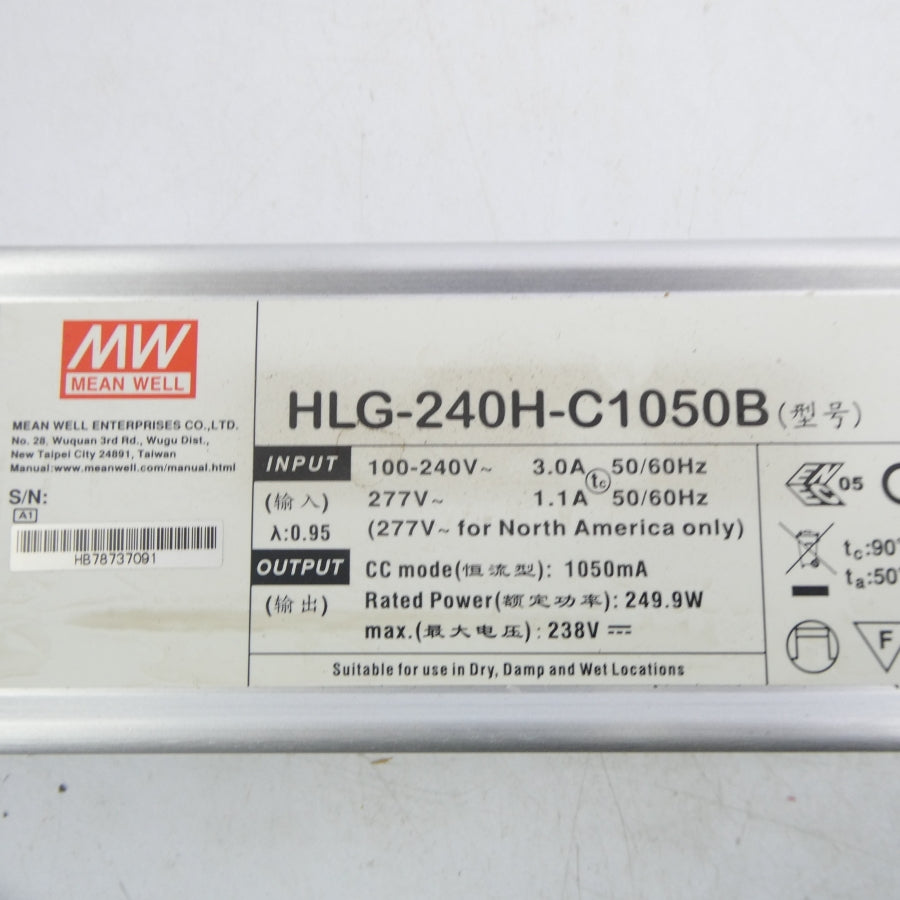 MEAN WELL HLG-240H-C1050B 100-240V 3.0A NSNP