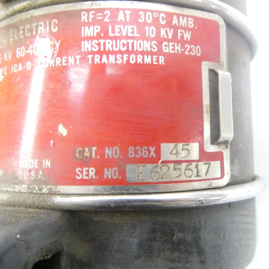 GENERAL ELECTRIC 836X45 JCA-0 UNMP
