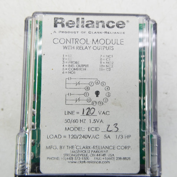 CLARK RELIANCE ECID23 120/240VAC 5A NSNP