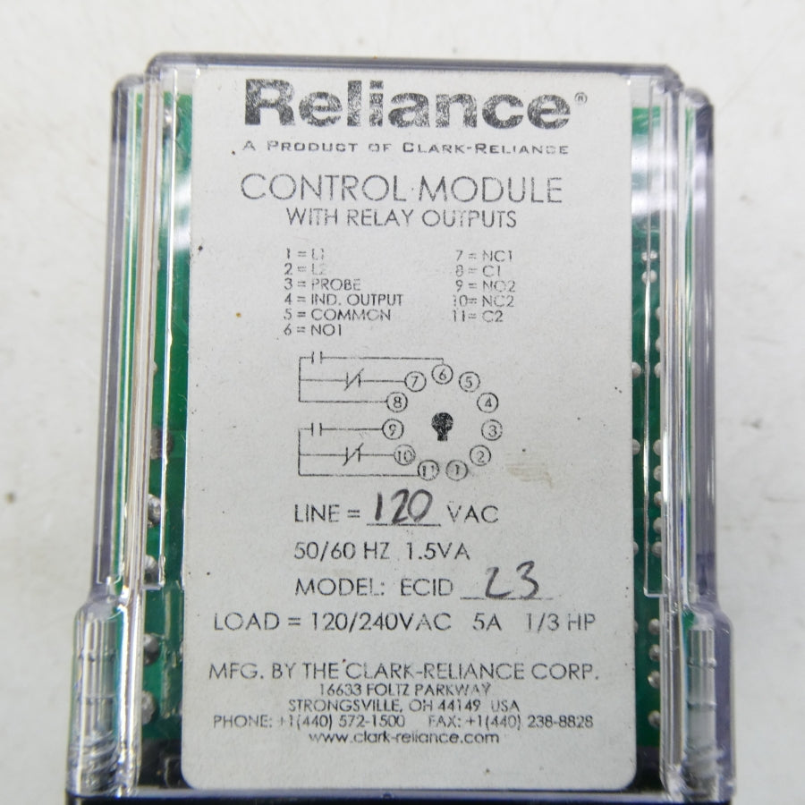 CLARK RELIANCE ECID23 120/240VAC 5A NSNP