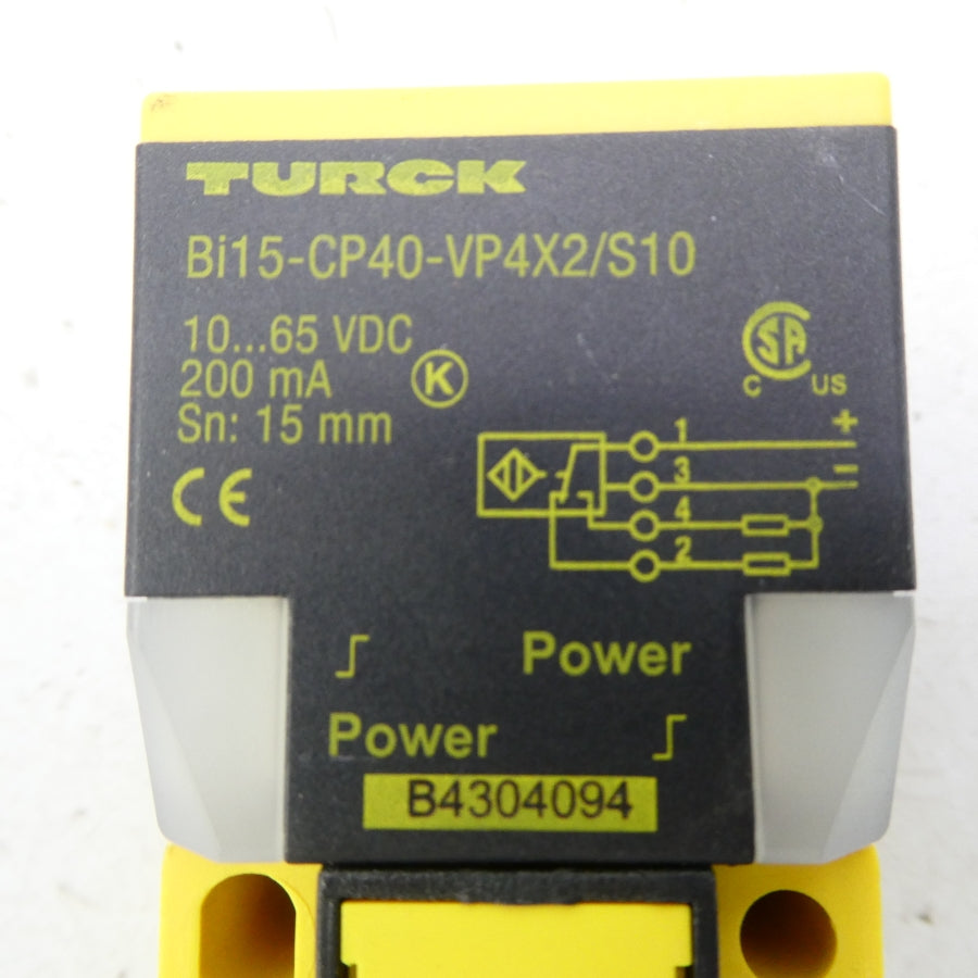 TURCK BI15-CP40-VP4X2/S10 10-65VDC NSNP