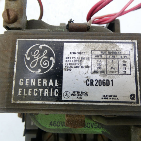 GENERAL ELECTRIC CR206D1 380/460V 45A UNMP