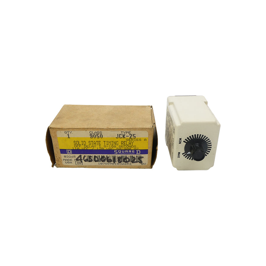 SQUARE D 9050JCK-25 SER. A 120VAC 10A 1.8-180S NSMP