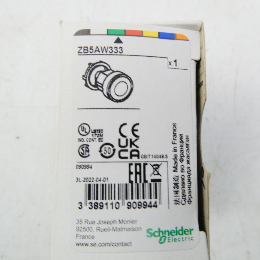 SCHNEIDER ELECTRIC ZB5AW333 NSMP