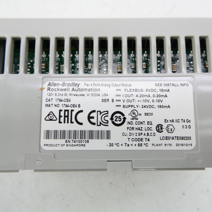 ALLEN BRADLEY 1794-OE4 SER. B 24VDC NSMP