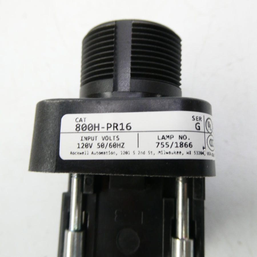 ALLEN BRADLEY 800H-PR16 SER. G 120V (AS PICTURED) NSNP