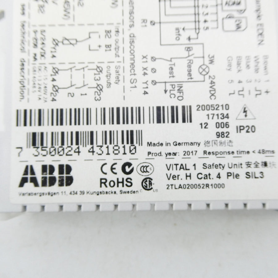 ABB 2TLA020052R1000 VITAL 24VDC NSNP