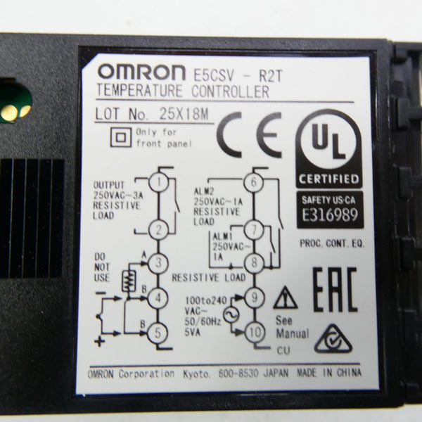 OMRON E5CSV-R2T 100-240VAC 3A NSMP