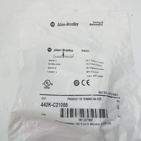 INDUSTRIAL SPARE PART 440K-C21058 SER. B NSMP