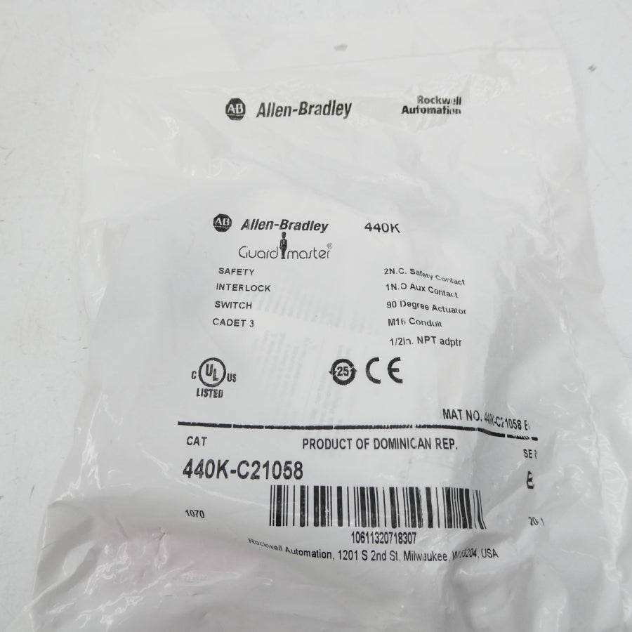 ALLEN BRADLEY 440K-C21058 SER. B NSMP