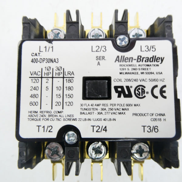 INDUSTRIAL SPARE PART 400-DP30NA3 SER. A 208/240VAC 30A (WH) NSMP