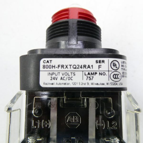 INDUSTRIAL SPARE PART 800H-FRXTQ24RA1 SER. F 24VAC/DC (AS PICTURED) (WH) NSMP