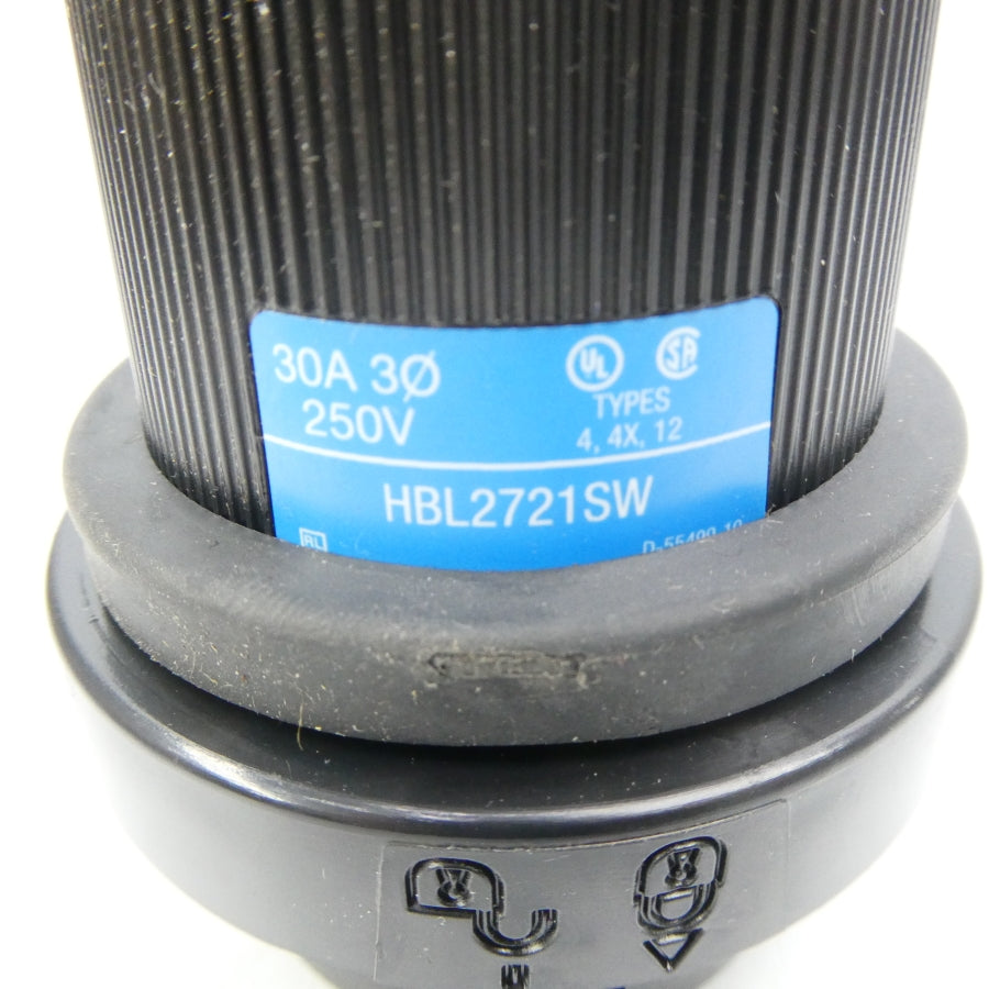 HUBBELL HBL2721SW 250V 30A NSNP