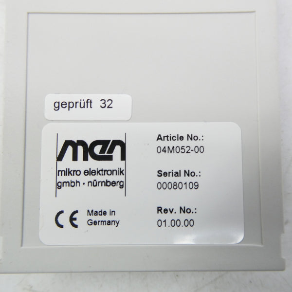 MIKRO ELEKTRONIK 04M052-00 REV. 01.00.00 NSNP