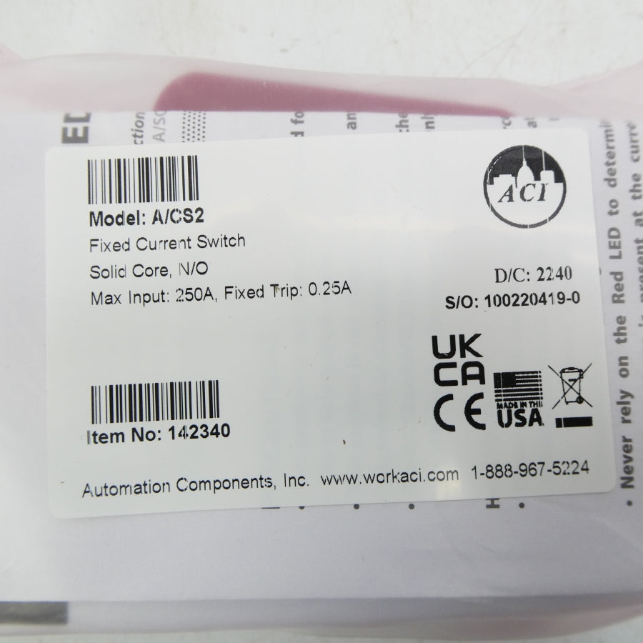 ACI A/CS2 250A NSMP