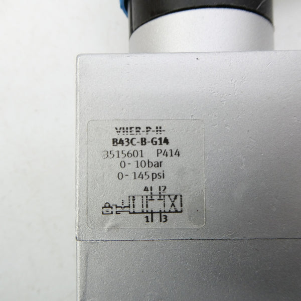 FESTO VHER-P-H-B43C-B-G14 3515601 145PSI NSMP