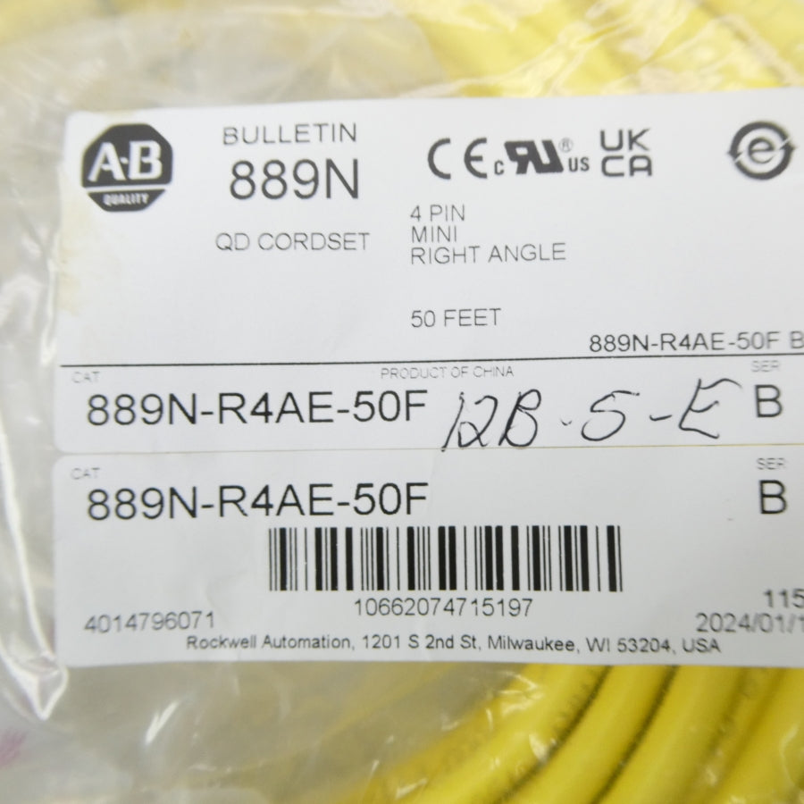 ALLEN BRADLEY 889N-R4AE-50F SER. B NSMP