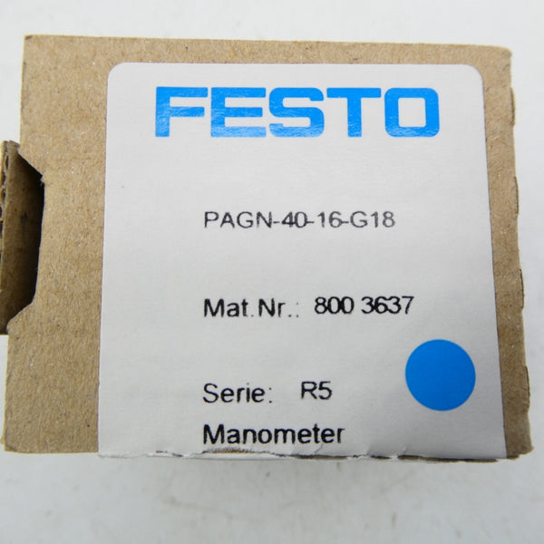 FESTO PAGN-40-16-G18 8003637 0-220PSI NSMP