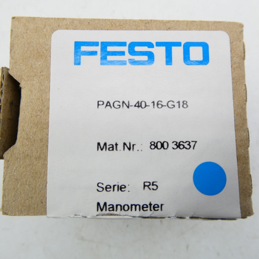 FESTO PAGN-40-16-G18 8003637 0-220PSI NSMP