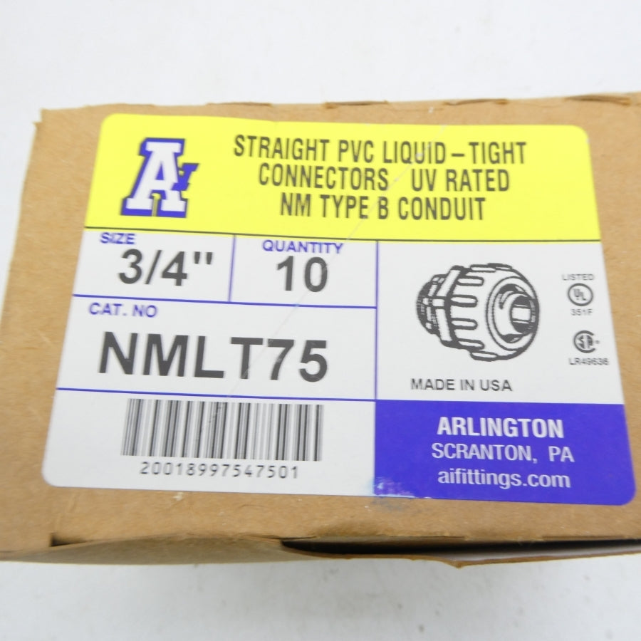 AI FITTINGS NMLT75 3/4" (PKG OF 9) NSMP