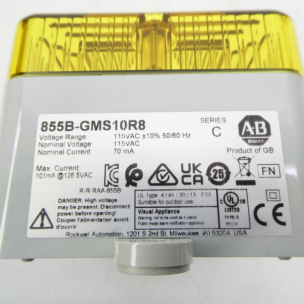 INDUSTRIAL SPARE PART 855B-GMS10R8 SER. C 115VAC NSMP
