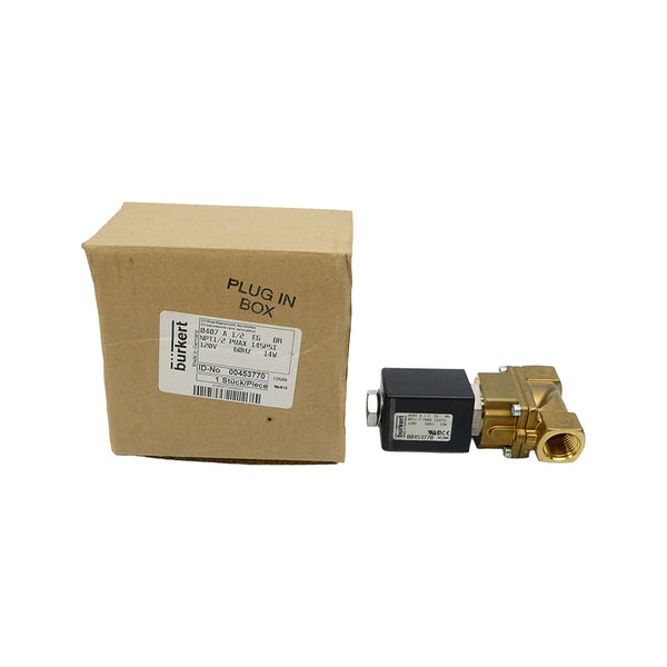 BURKERT 00453770 0407A1/2EGBR 120V 145PSI NSMP