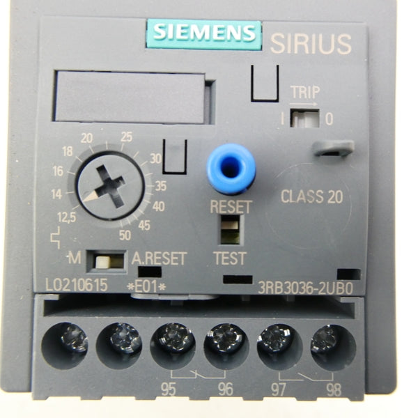SIEMENS 3RB3036-2UB0 12.5-50A (AS PICTURED) NSMP
