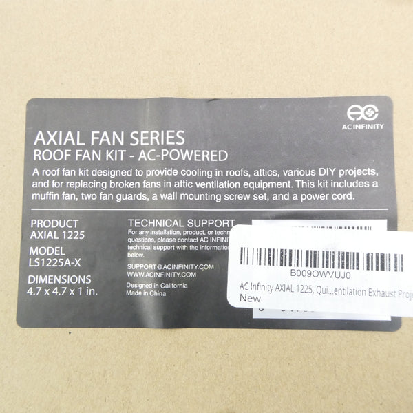 AC INFINITY LS1225A-X NSMP