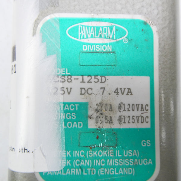 PANALARM ACS8-125D 125VDC .5A UNMP