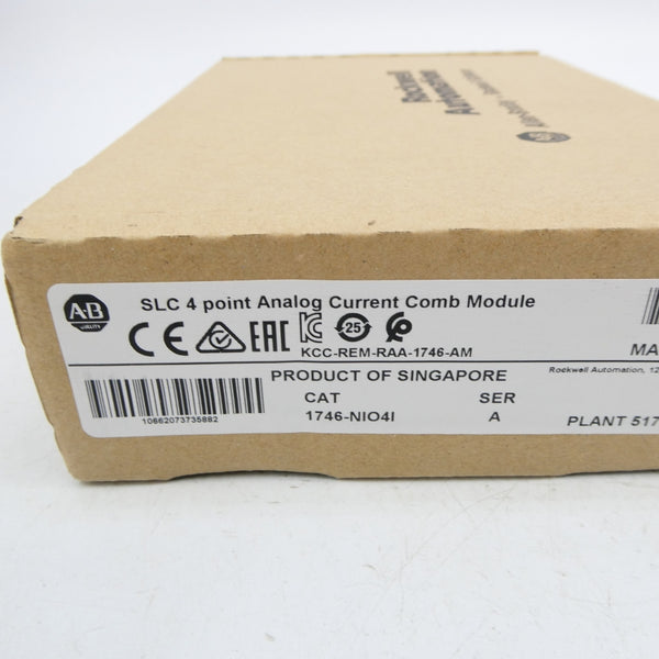 INDUSTRIAL SPARE PART 1746-NIO4I SER. A DATE: 2020 NSFS
