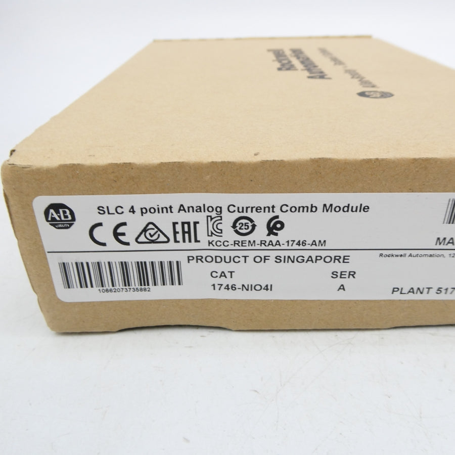 ALLEN BRADLEY 1746-NIO4I SER. A DATE: 2020 NSFS