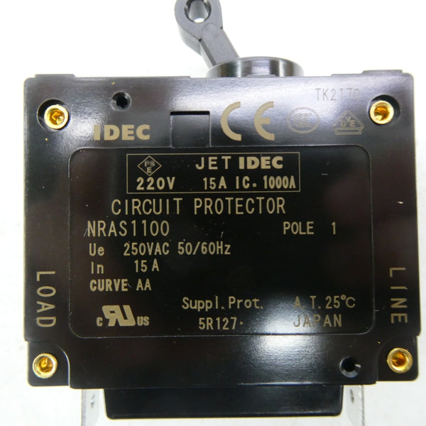 IDEC NRAS1100-15AAA-TK2170 250VAC 15A NSMP