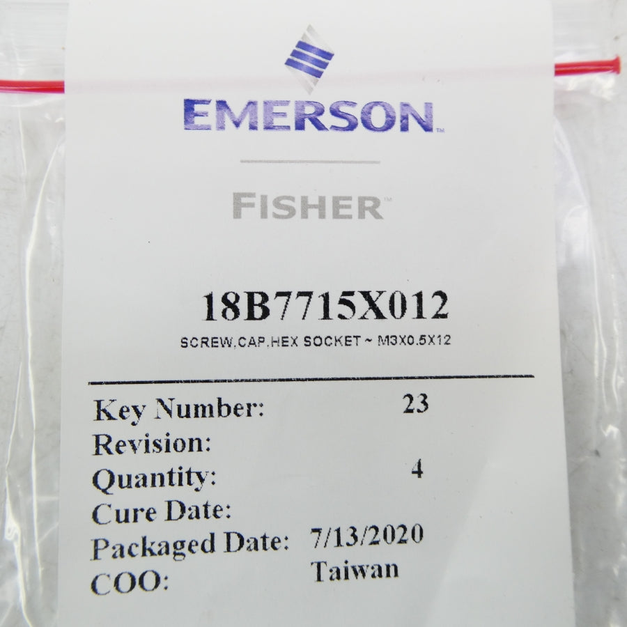 EMERSON 18B7715X012 (PKG OF 4) NSMP