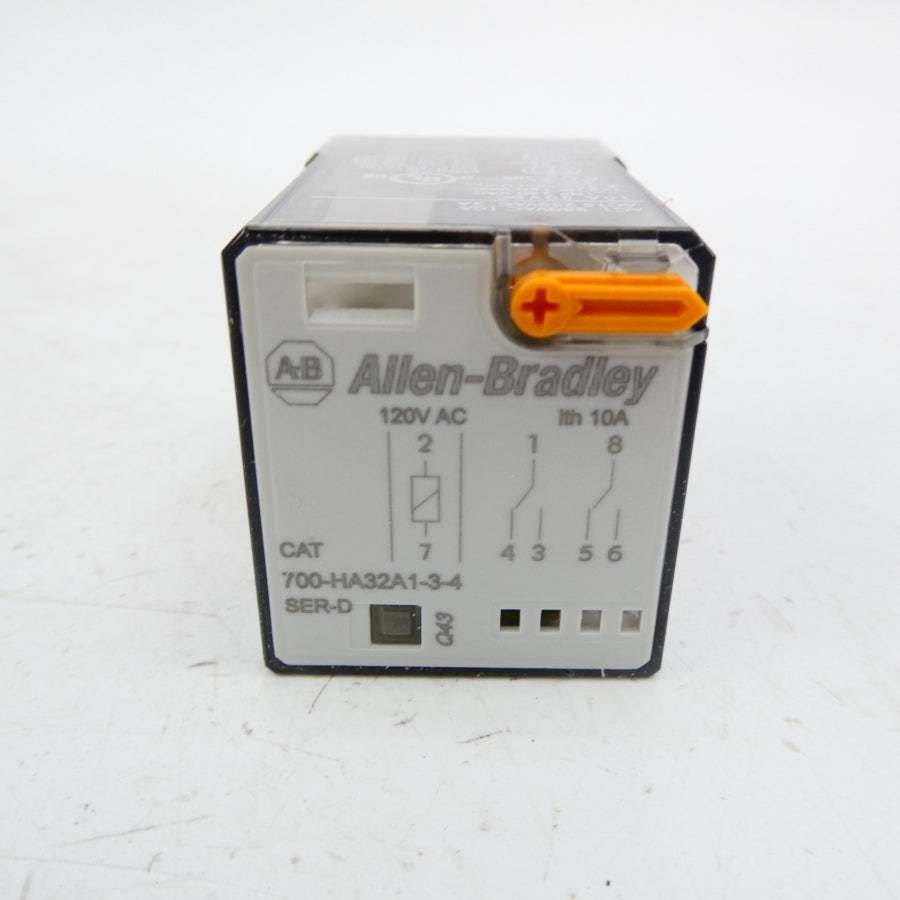 ALLEN BRADLEY 700-HA31A1-3-4 SER. D 120VAC 10A (WH) NSMP