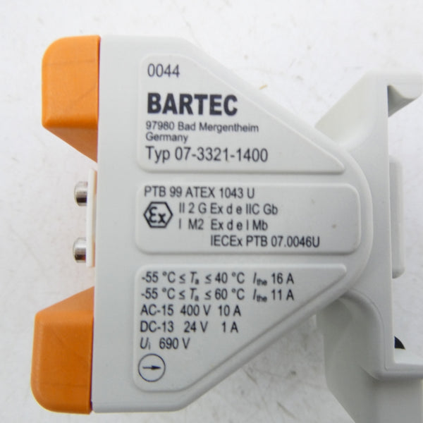 BARTEC 07-3321-1400 400V 10A NSNP